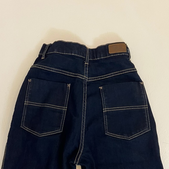 Hell Bunny Weston Denim trouser pants - Picture 9 of 11